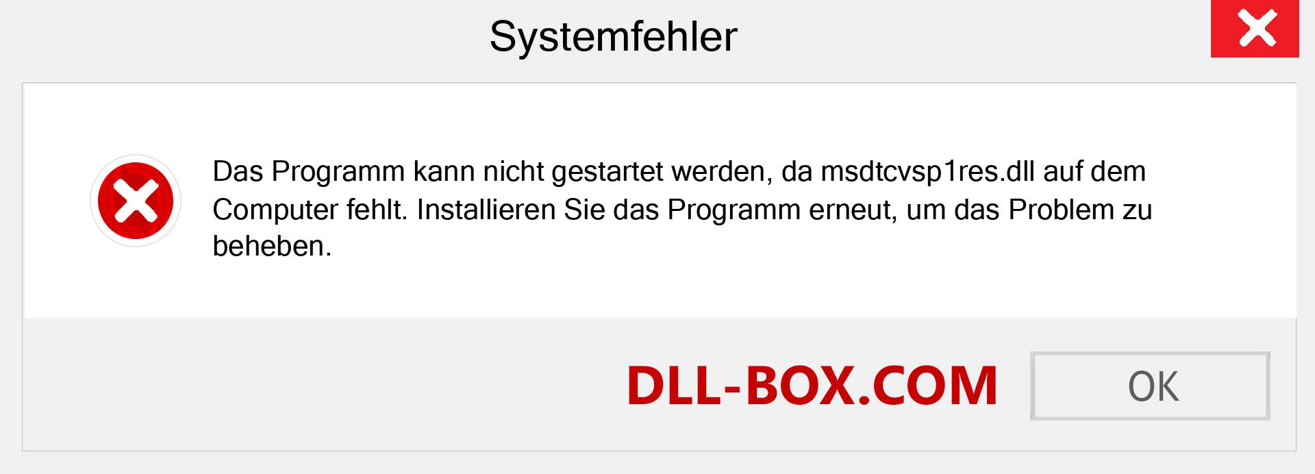 msdtcvsp1res.dll-Datei fehlt?. Download für Windows 7, 8, 10 - Fix msdtcvsp1res dll Missing Error unter Windows, Fotos, Bildern